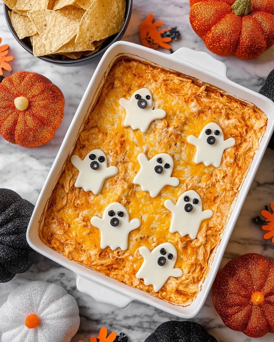 Halloween Buffalo Chicken Dip Recipe