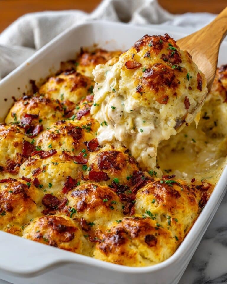 Chicken Bubble Biscuit Bake Casserole Recipe