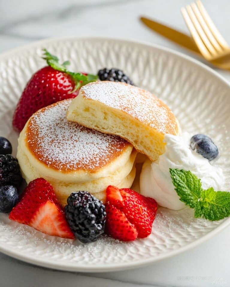 Fluffy Japanese Soufflé Pancakes Recipe