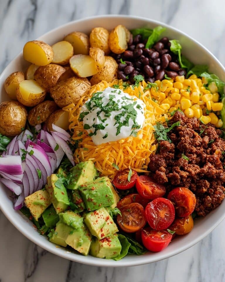 Loaded Potato Taco Bowl Recipe
