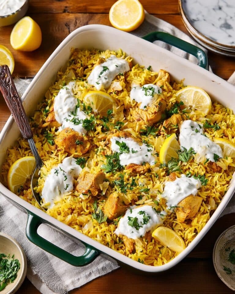 Dump-and-Bake Chicken Tzatziki Casserole Recipe