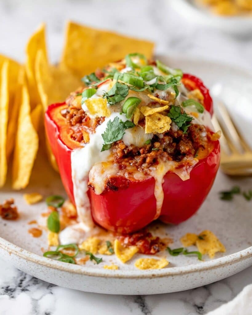 Smoky Chili Stuffed Peppers Recipe