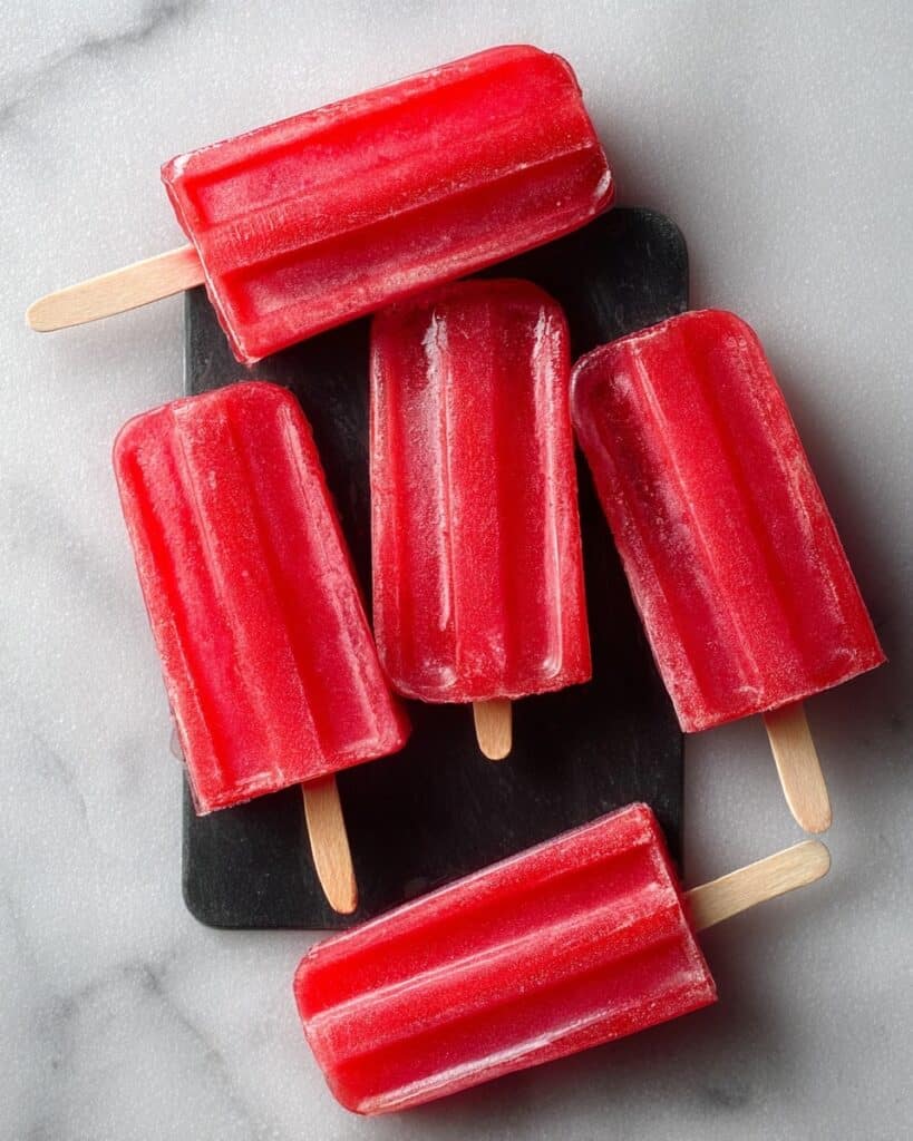 Pink Lemonade Raspberries Popsicles Recipe