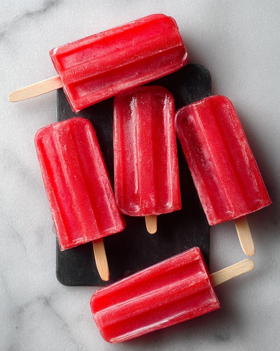 Pink Lemonade Raspberries Popsicles Recipe