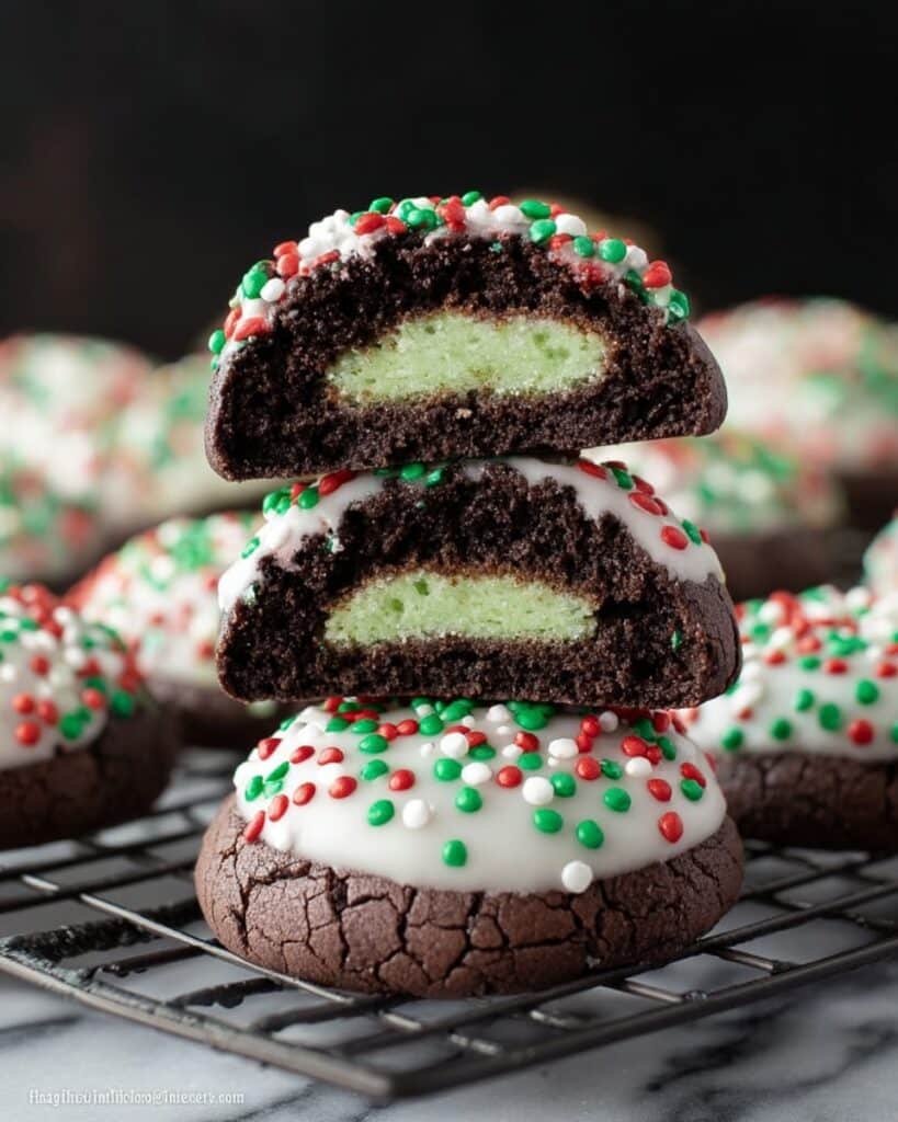 Mint Chocolate Snowball Cookies Recipe