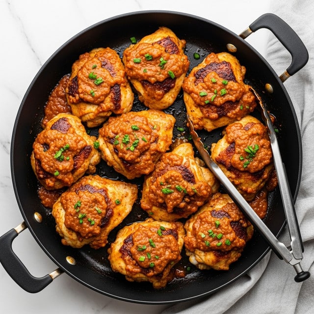 Smothered Chicken Thighs with Creamy Gravy Recipe