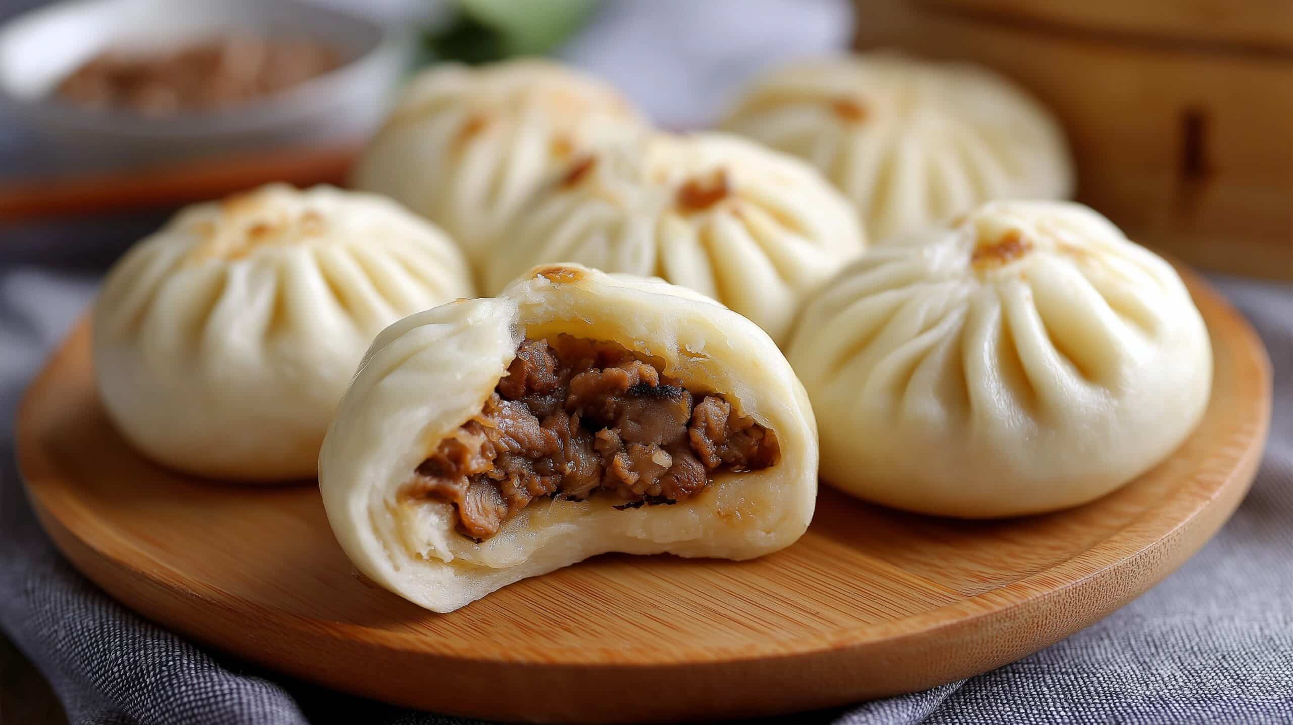 Decadent Chocolate Filled Steamed Buns Recipe - Recipe Image