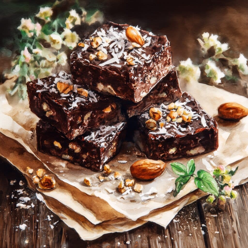 Vegan Christmas Pudding Brownies Recipe