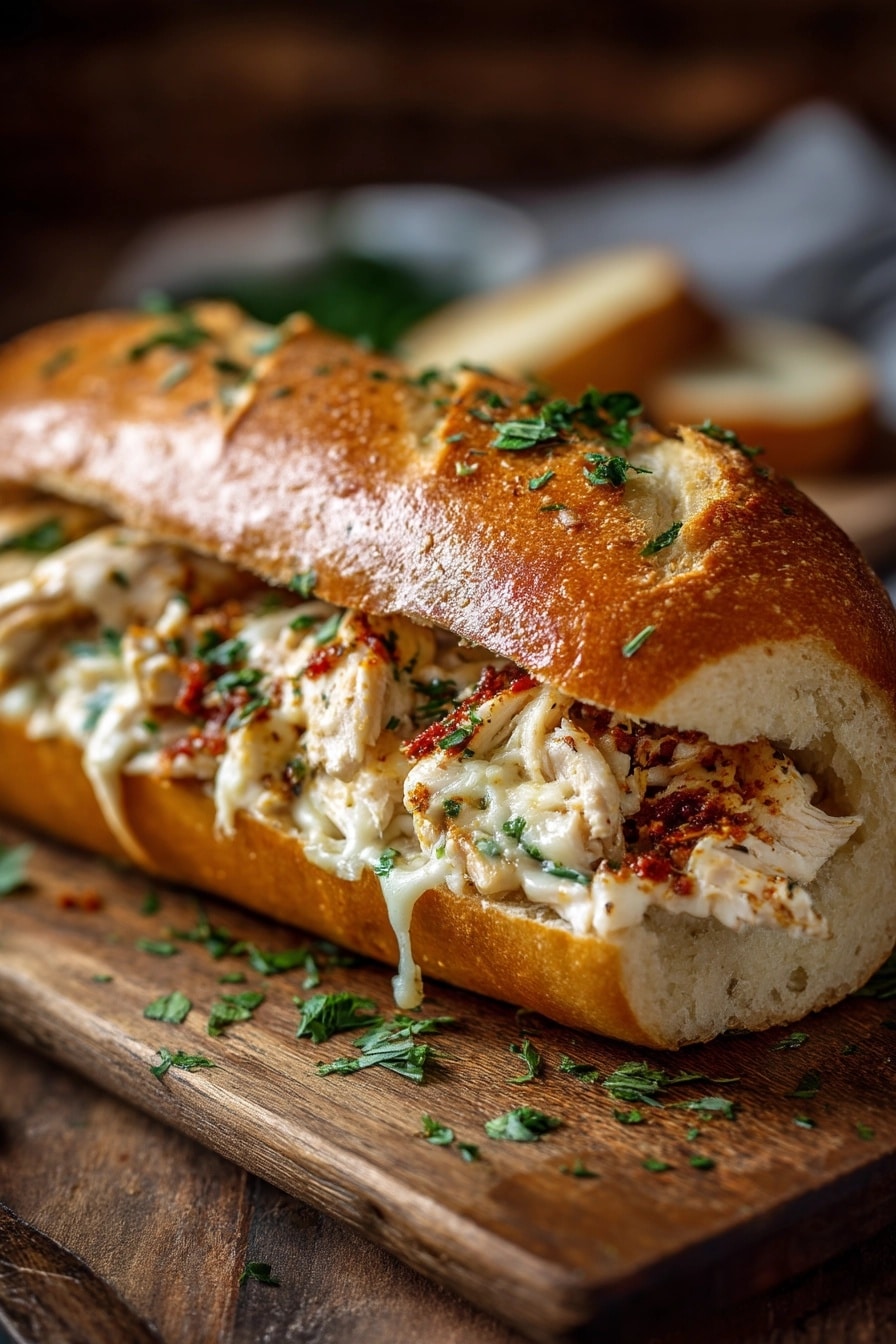 Creamy Chicken Shawarma Havarti Sandwich Recipe