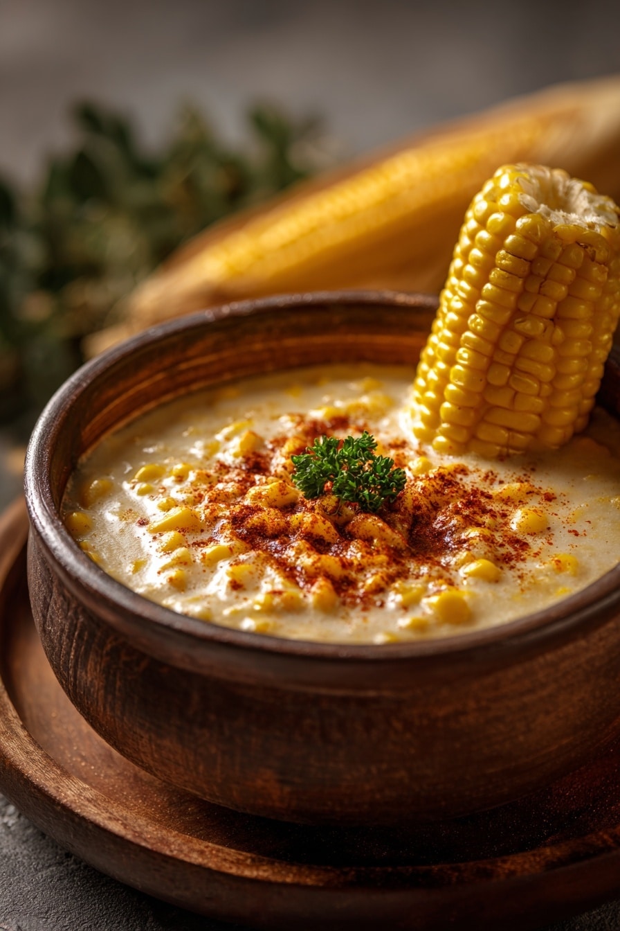 Creamy Cajun Corn Chowder Recipe - Recipe Image