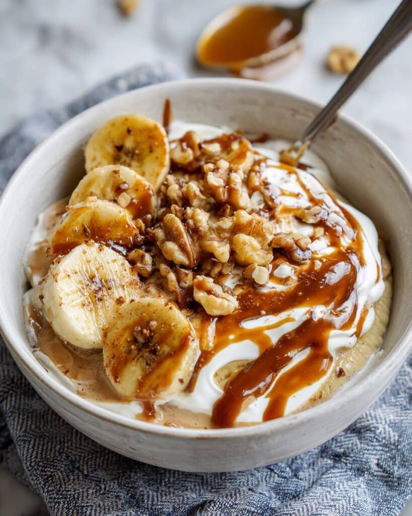 Banana Tahini Salted Caramel Pavlova Recipe