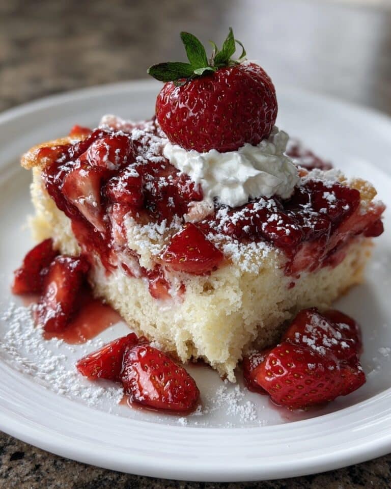 Strawberry Lemon Blondies Recipe