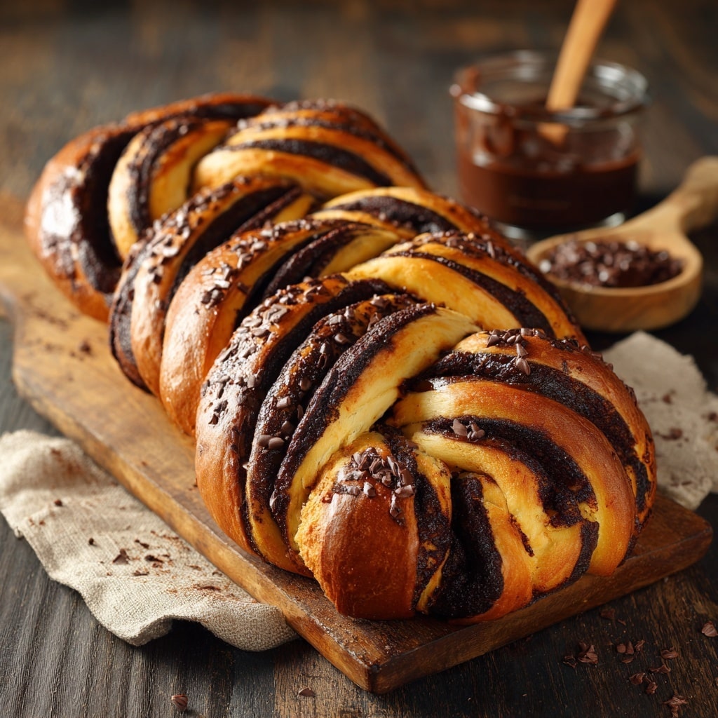 Pain au Chocolat Tear-and-Share Loaf Recipe - Recipe Image