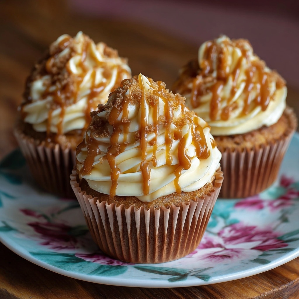 Chocolate Caramel Cupcakes with Rich Frosting and Sweet Caramel Surprise Recipe - Recipe Image