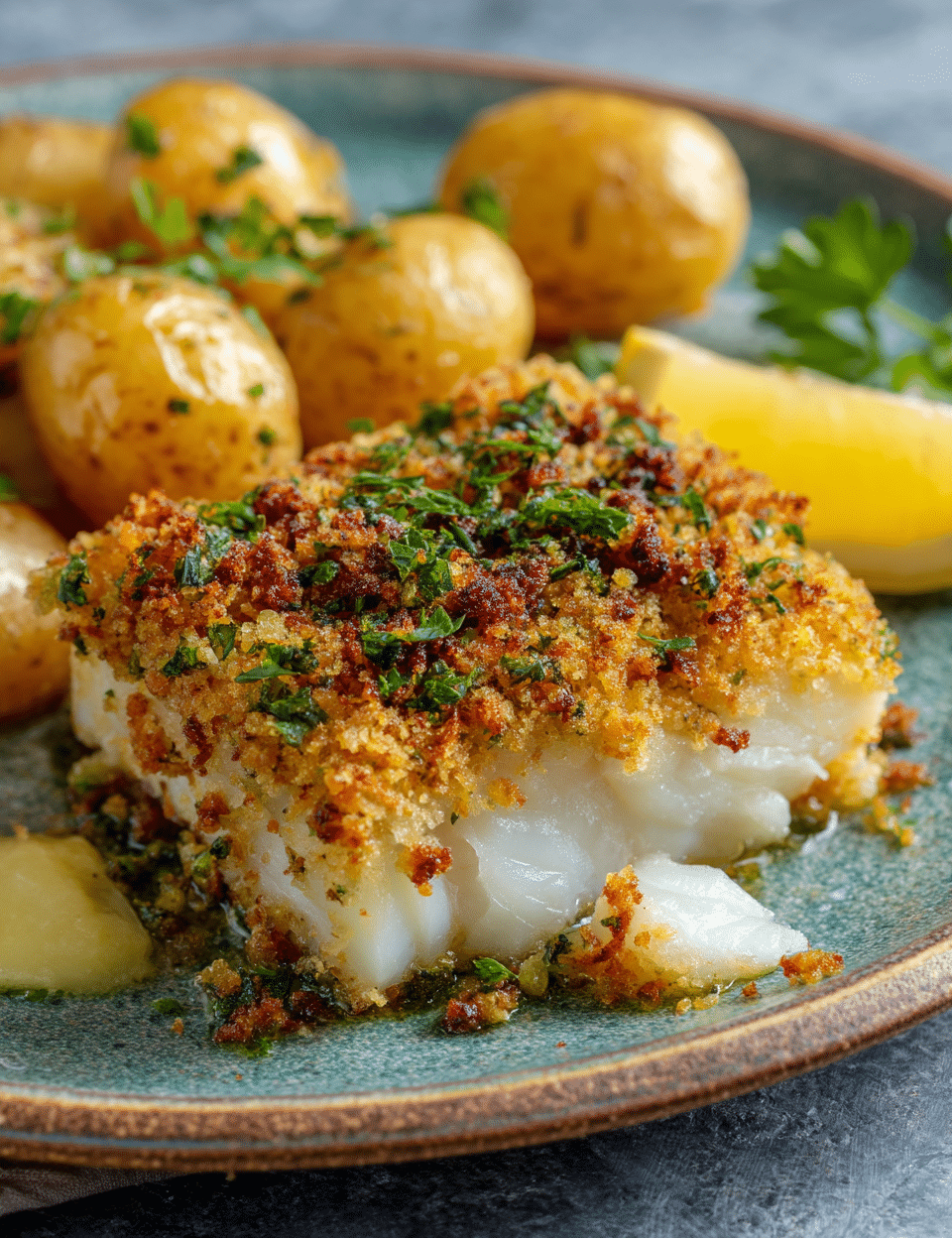 Oven-Baked Cod with Lemon and Thyme Recipe - Recipe Image