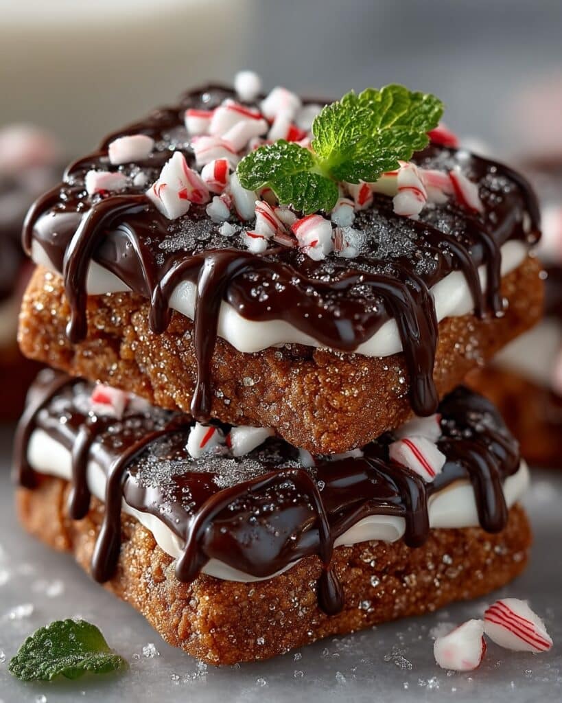 Peppermint Bark Cookie Cake Recipe