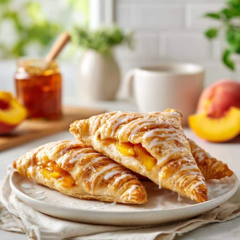 Air Fryer Jam and Custard Puff Pastry Pockets Recipe