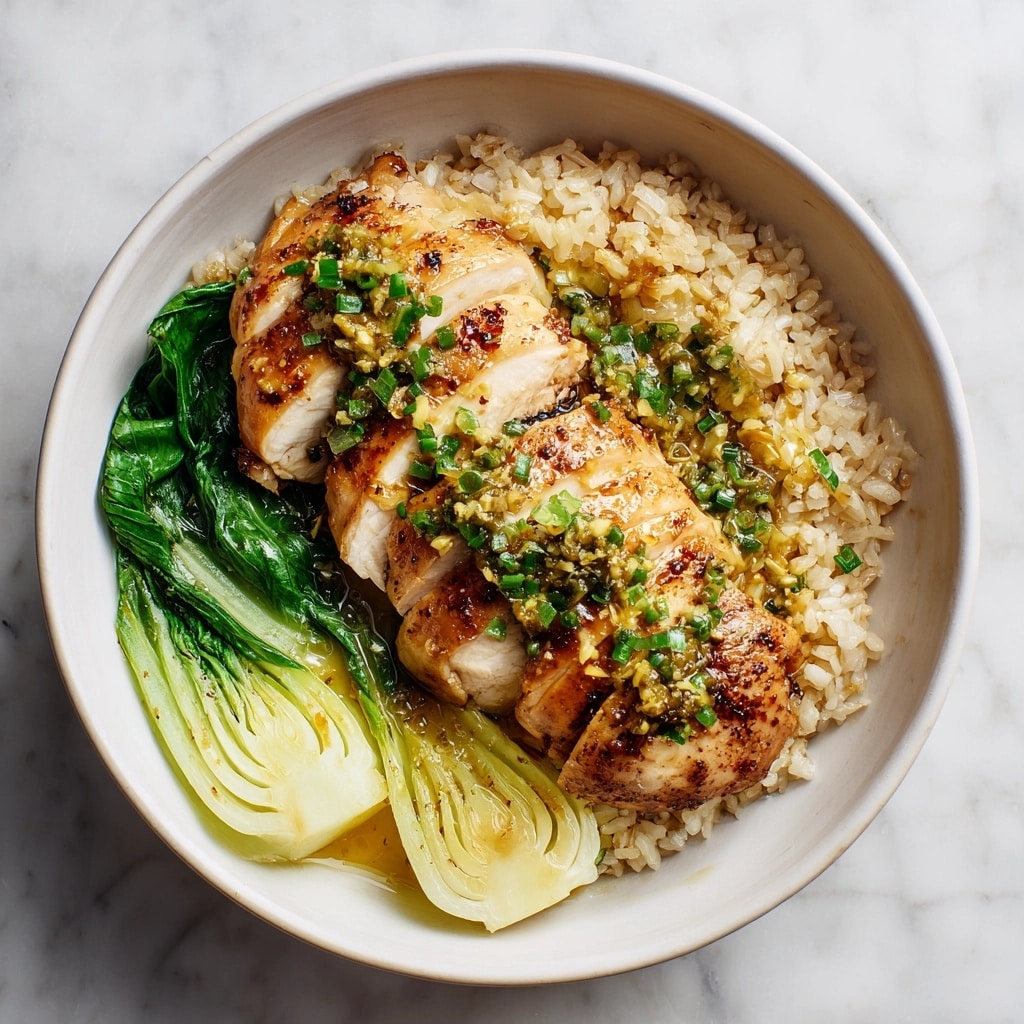 Quick Protein Coconut Chicken Rice Bowl Recipe - Recipe Image