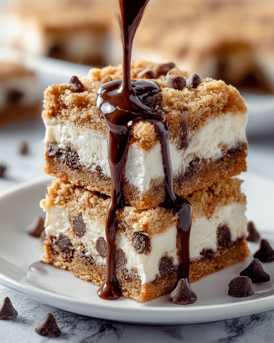 Chocolate Chip Cheesecake Bars Recipe - Recipe Image
