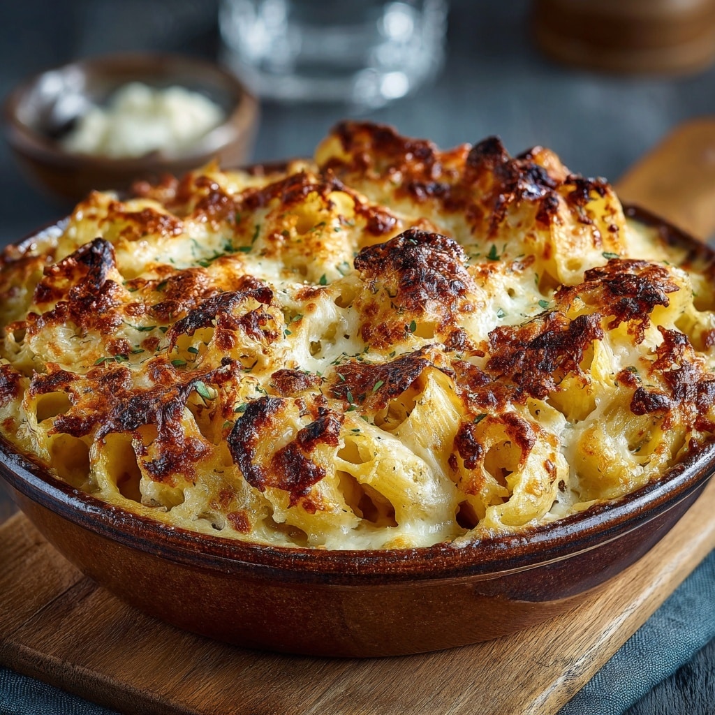 Cauliflower Cheese with Red Leicester and Gruyère Recipe
