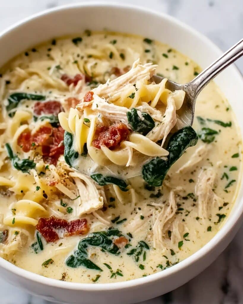 Quick White Lasagna Soup Recipe