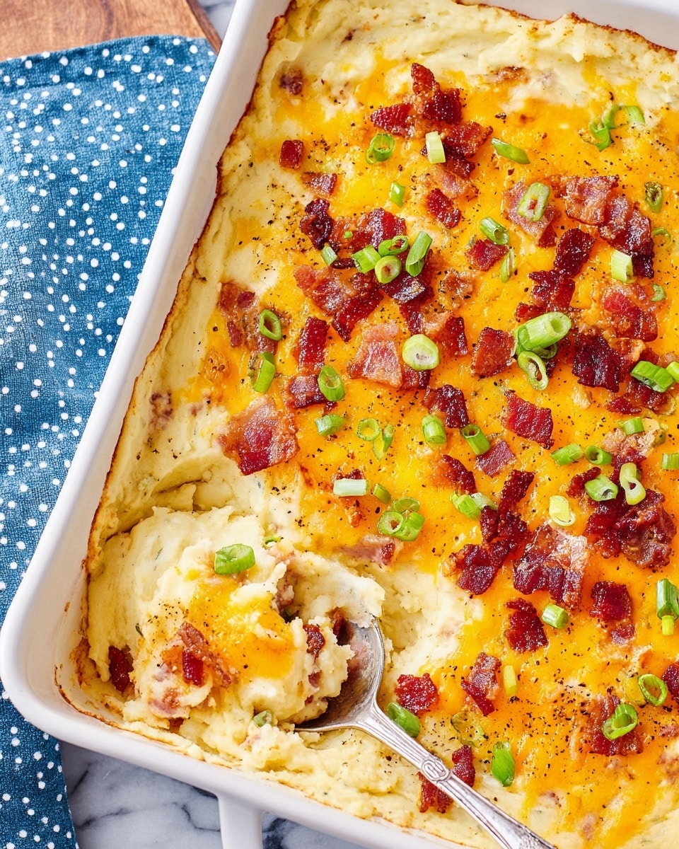 Twice Baked Potato Casserole Recipe - Recipe Image