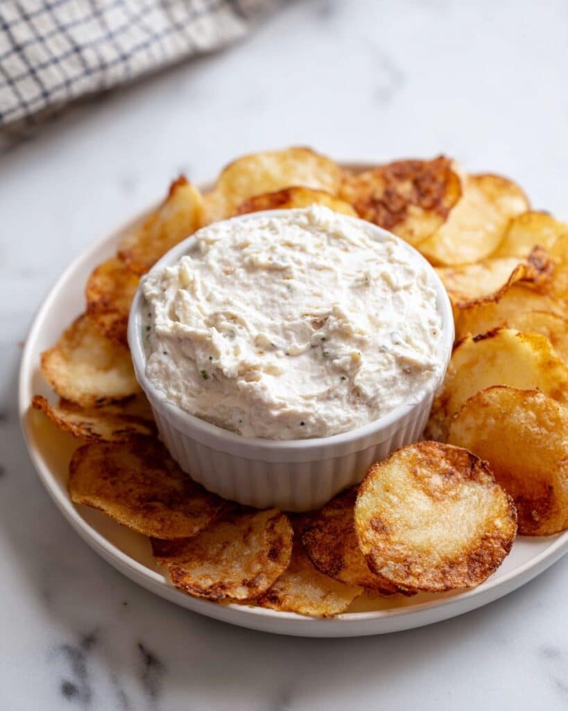 French Onion Dip with Greek Yogurt Recipe