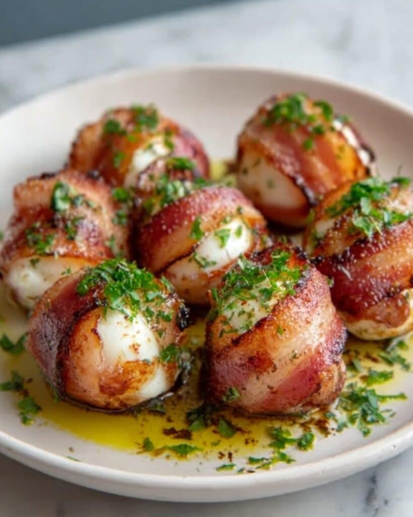 Easy Beef Prosciutto Wrapped Mozzarella Bites Recipe