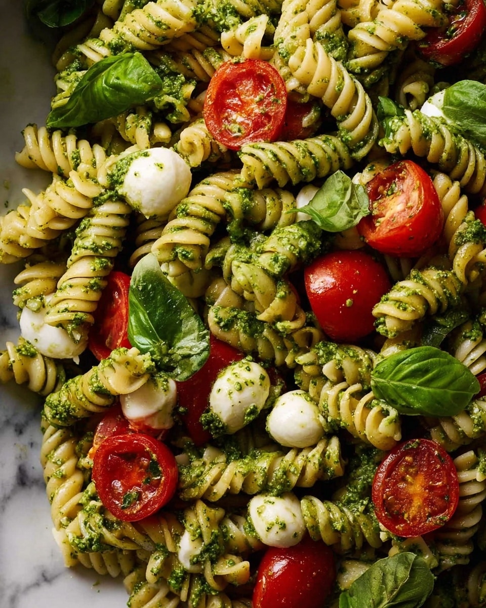 Pesto Pasta Salad Recipe - Recipe Image