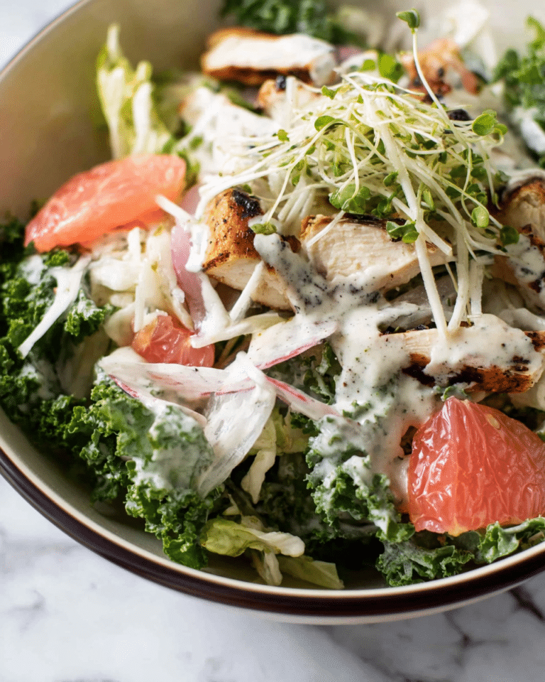 San Francisco Chicken Salad with Yoghurt Ranch Dressing Recipe