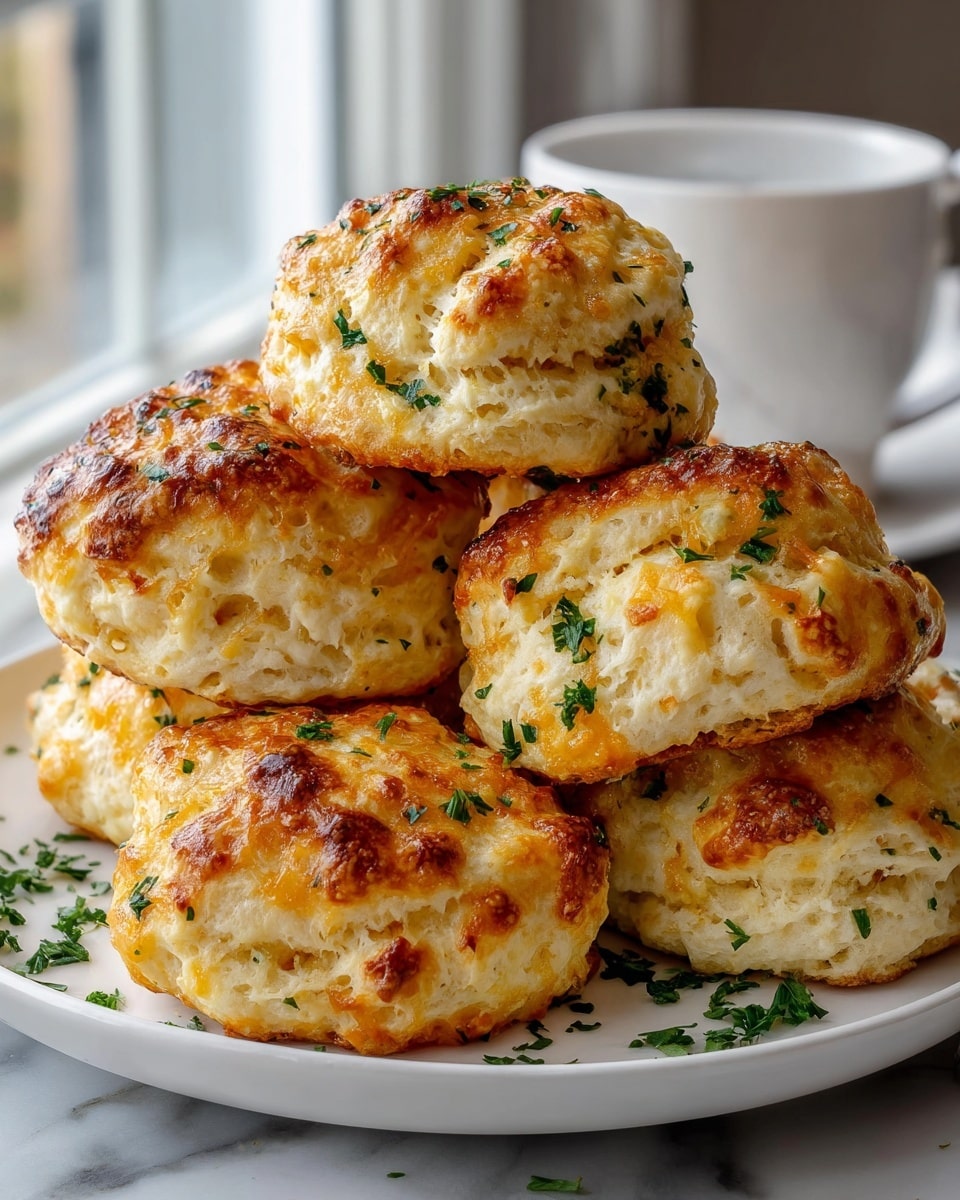 Savory Garlic Parmesan Scones Recipe - Recipe Image