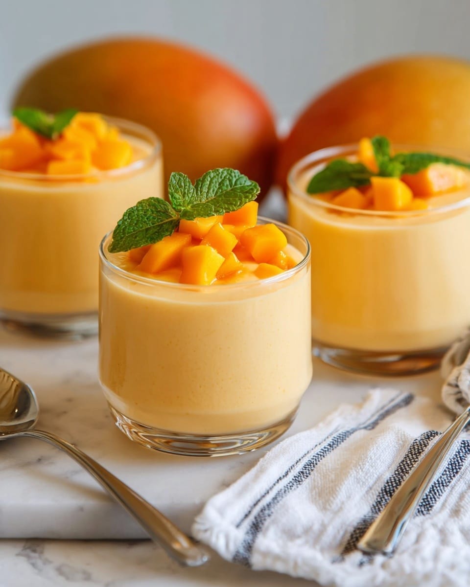 Easy 3-Ingredient Mango Mousse (Eggless) Recipe