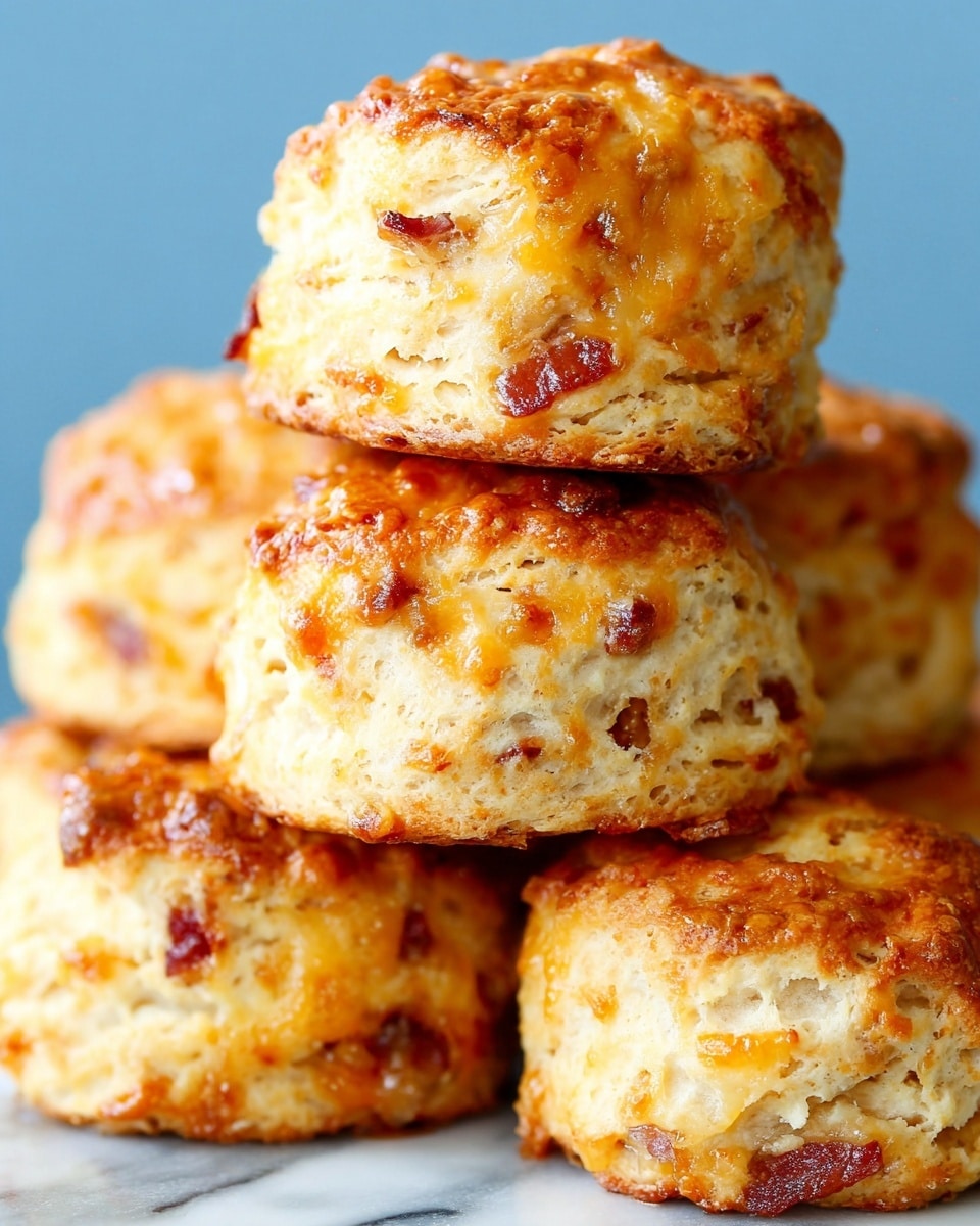 Maple Bacon Cheddar Biscuits Recipe - Recipe Image