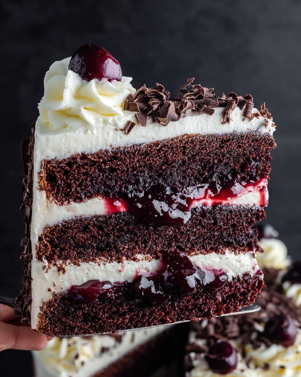 Black Forest Cake Recipe - Recipe Image