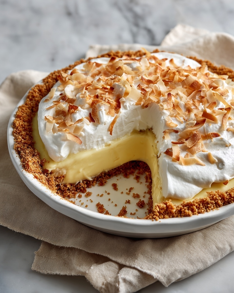 Old Fashioned Coconut Cream Pie Recipe - Recipe Image