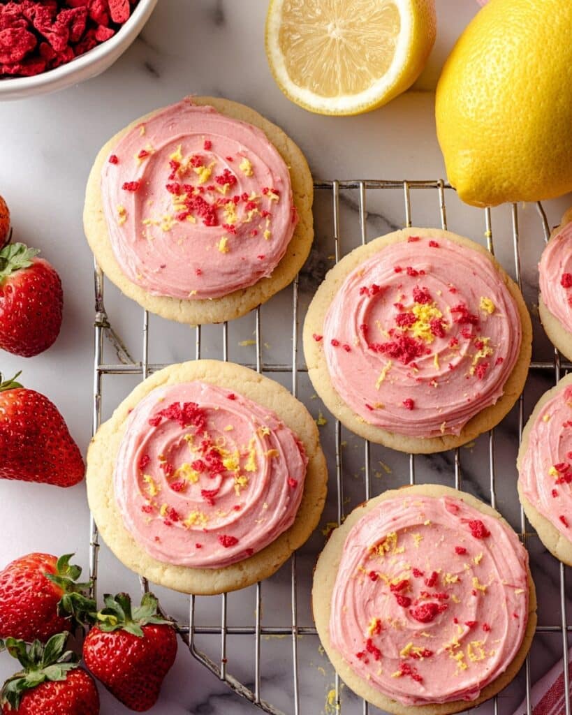 Strawberry Lemonade Cookies Recipe