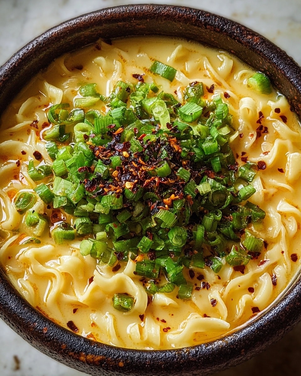 Cheesy Ramen Noodles: The Ultimate Comfort Food Recipe - Recipe Image
