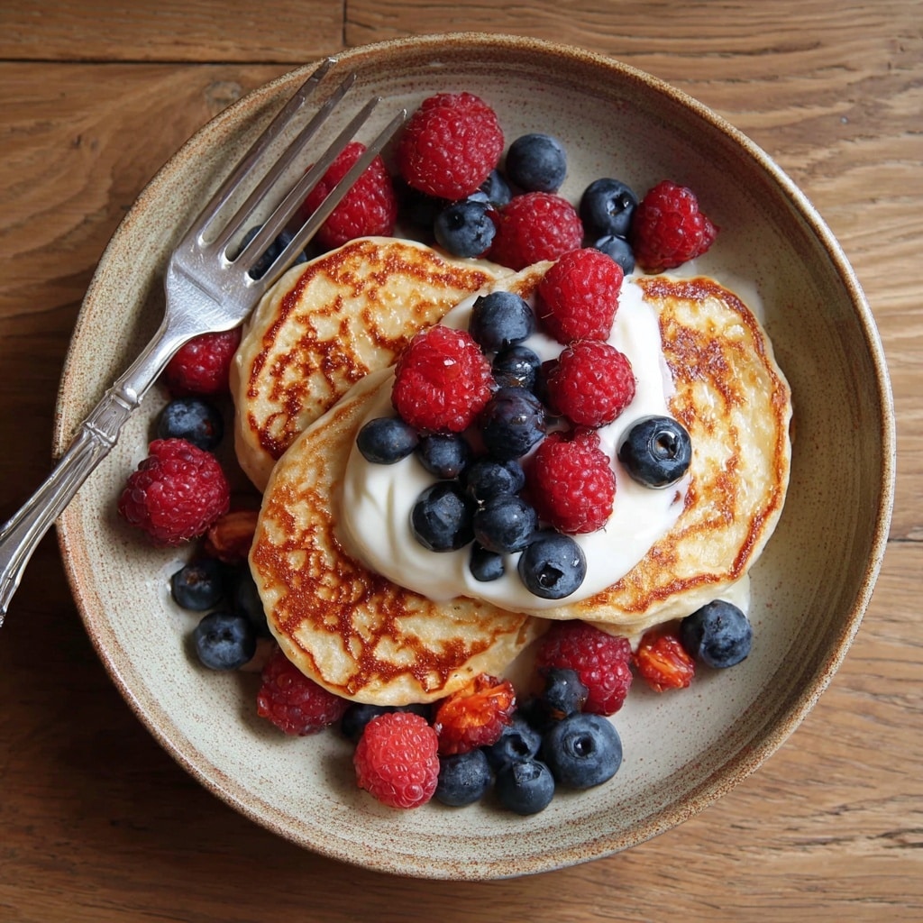 Brunch Pancake Sharing Board with Crispy Bacon and Assorted Toppings Recipe - Recipe Image