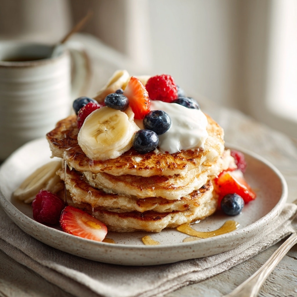 Air Fryer Oat Pancakes Recipe