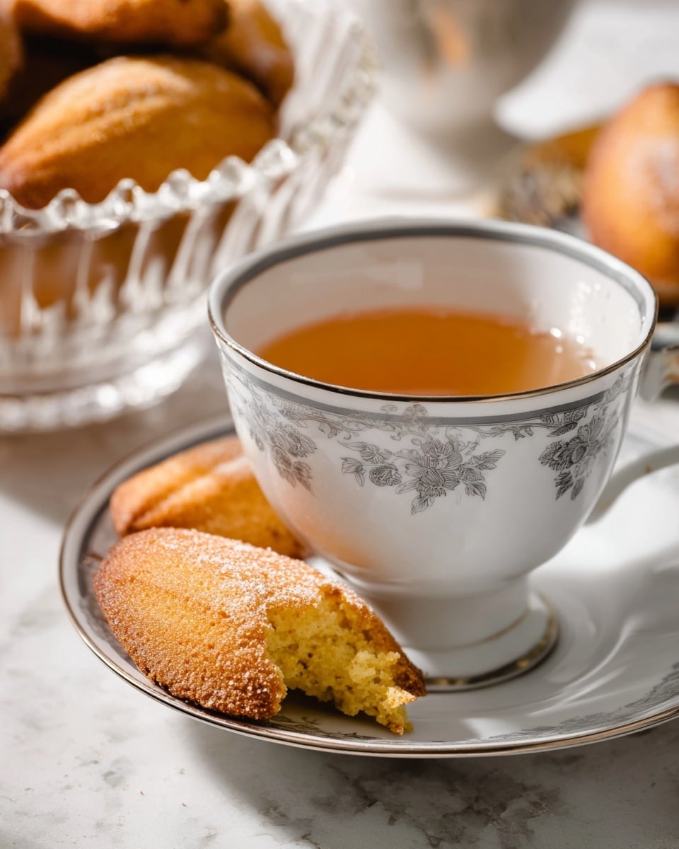 Lemon Earl Grey Madeleines with Lemon Curd Filling Recipe