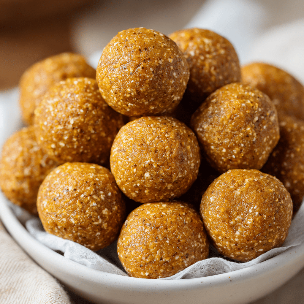 Peanut Butter Pretzel Energy Bites Recipe - Recipe Image