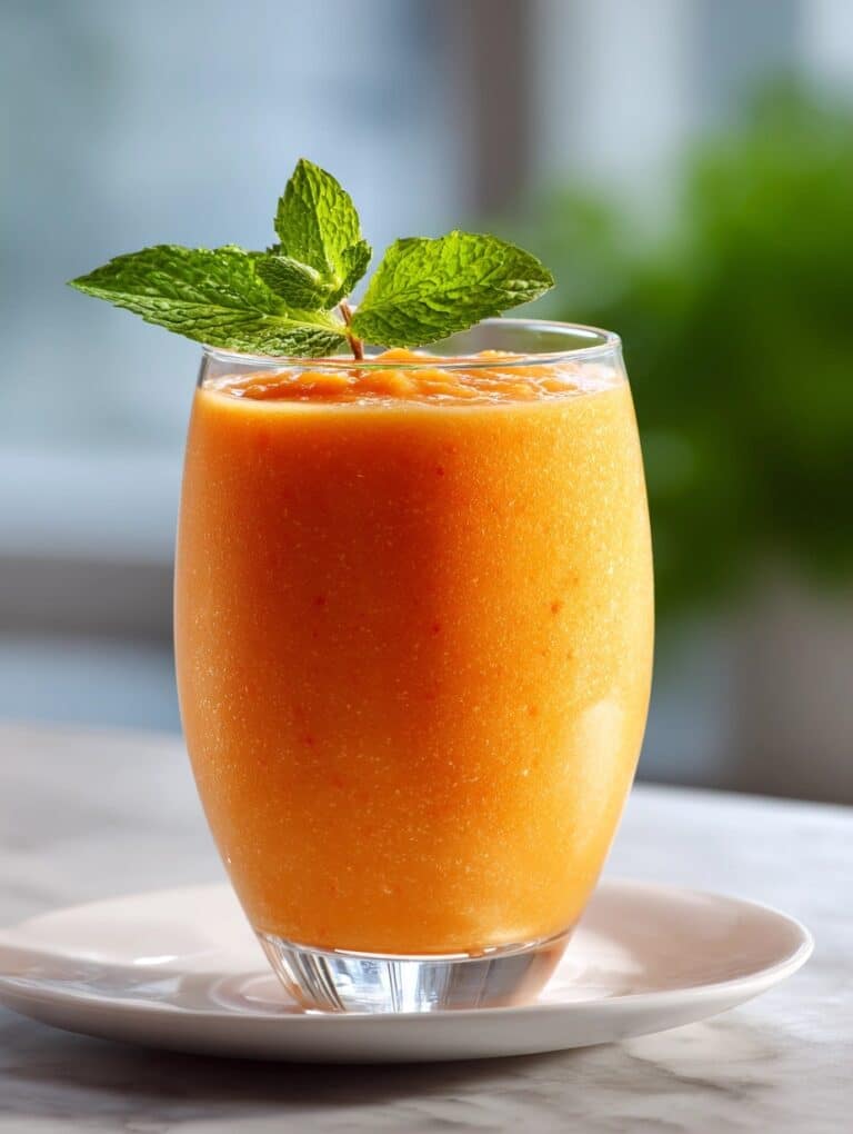 CBD Orange Peach Smoothie Recipe