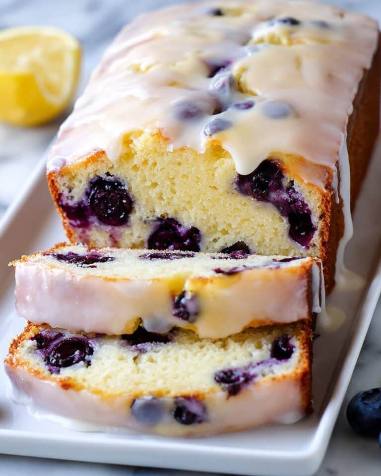 Lemon Blueberry Bread with Lemon Glaze Recipe