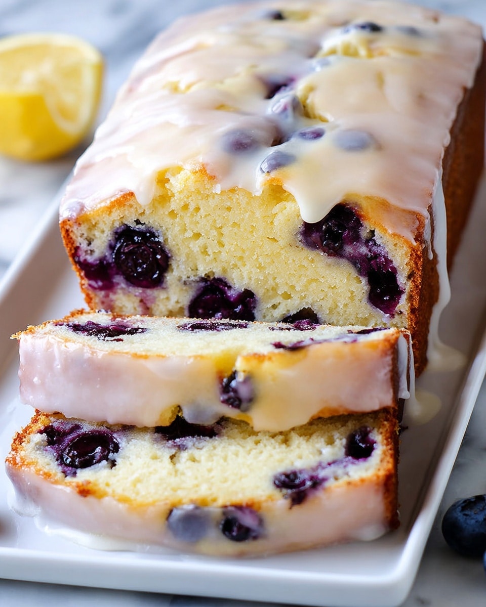 Lemon Blueberry Bread with Lemon Glaze Recipe