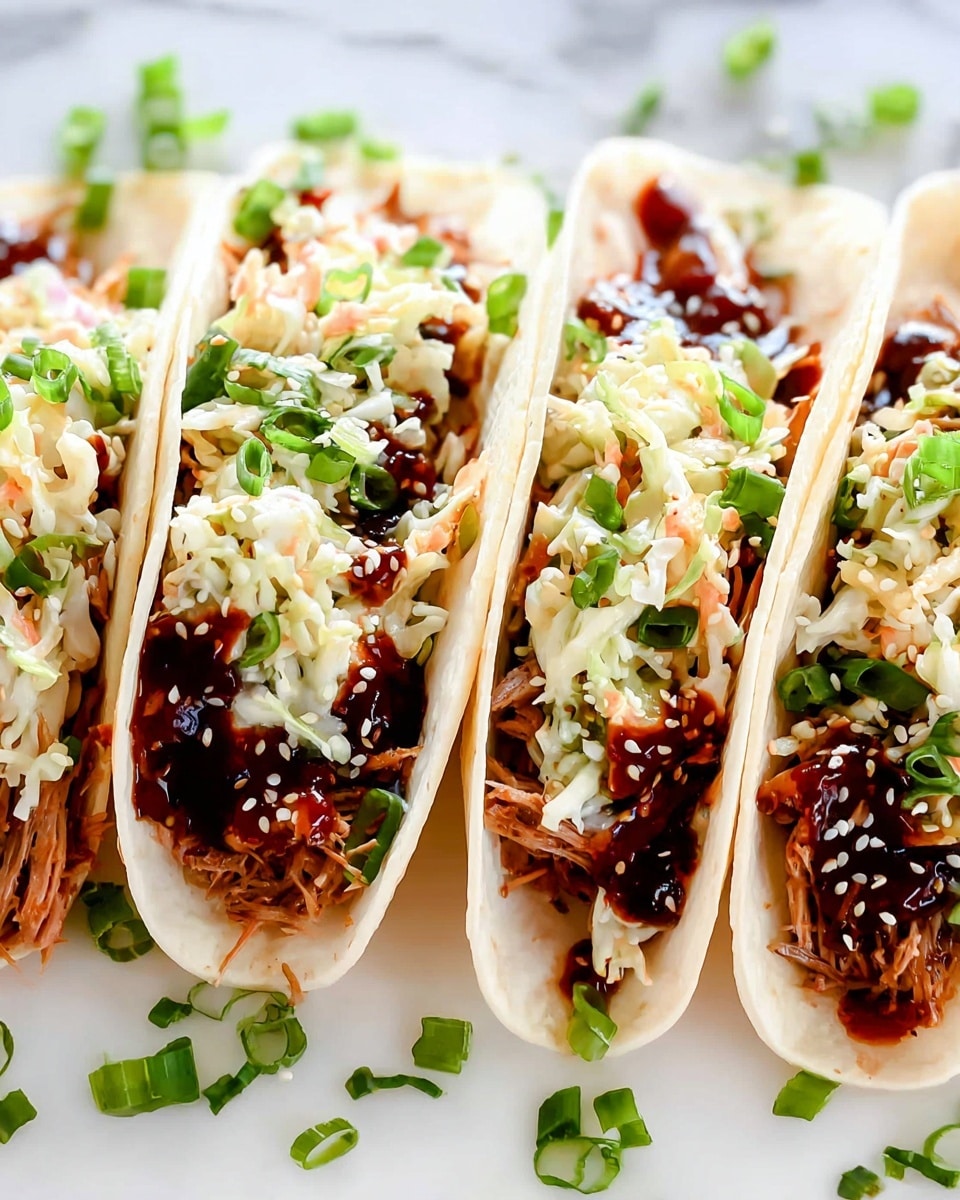 Korean BBQ Tacos with Quick Kimchi Recipe - Recipe Image