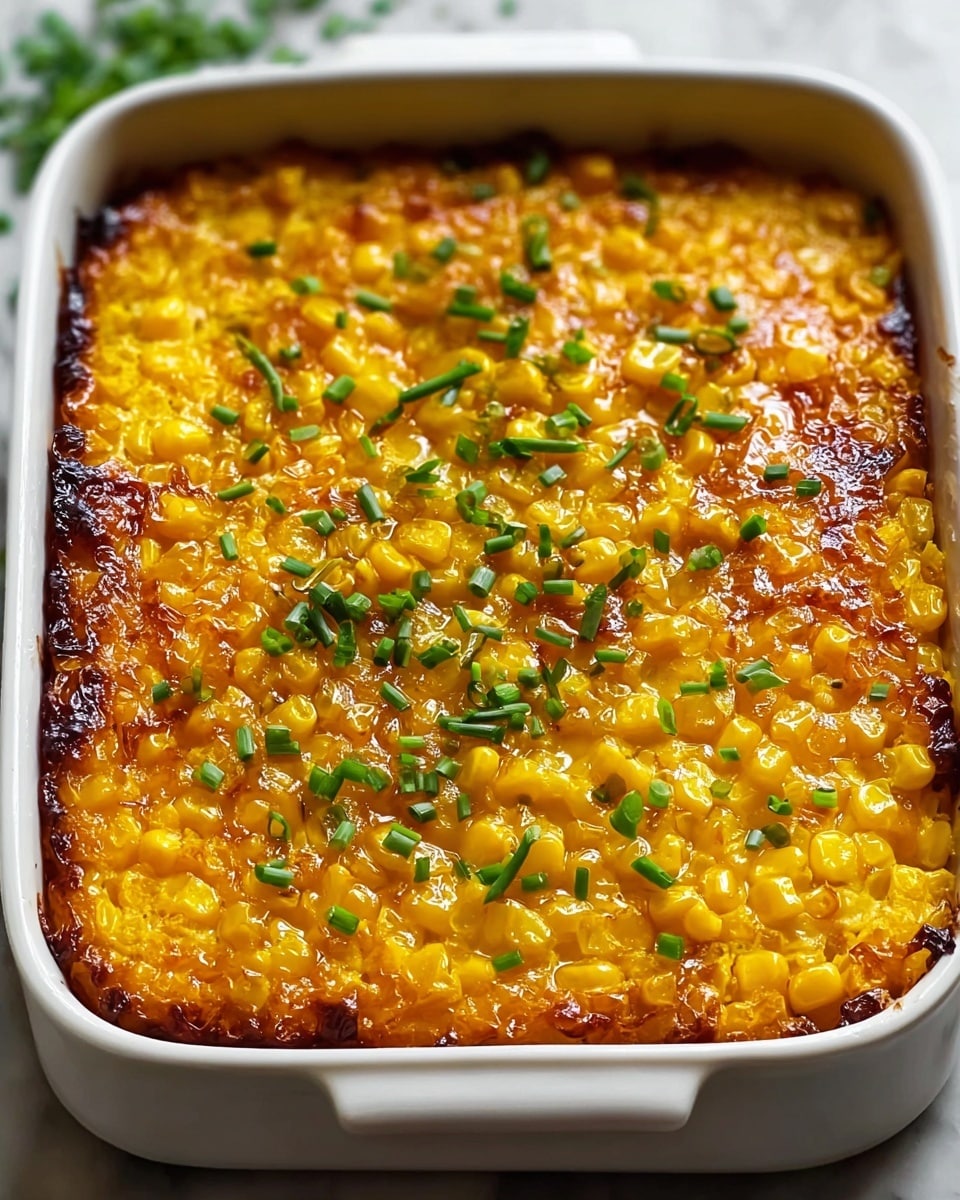 Honey Glazed Corn Casserole Recipe - Recipe Image