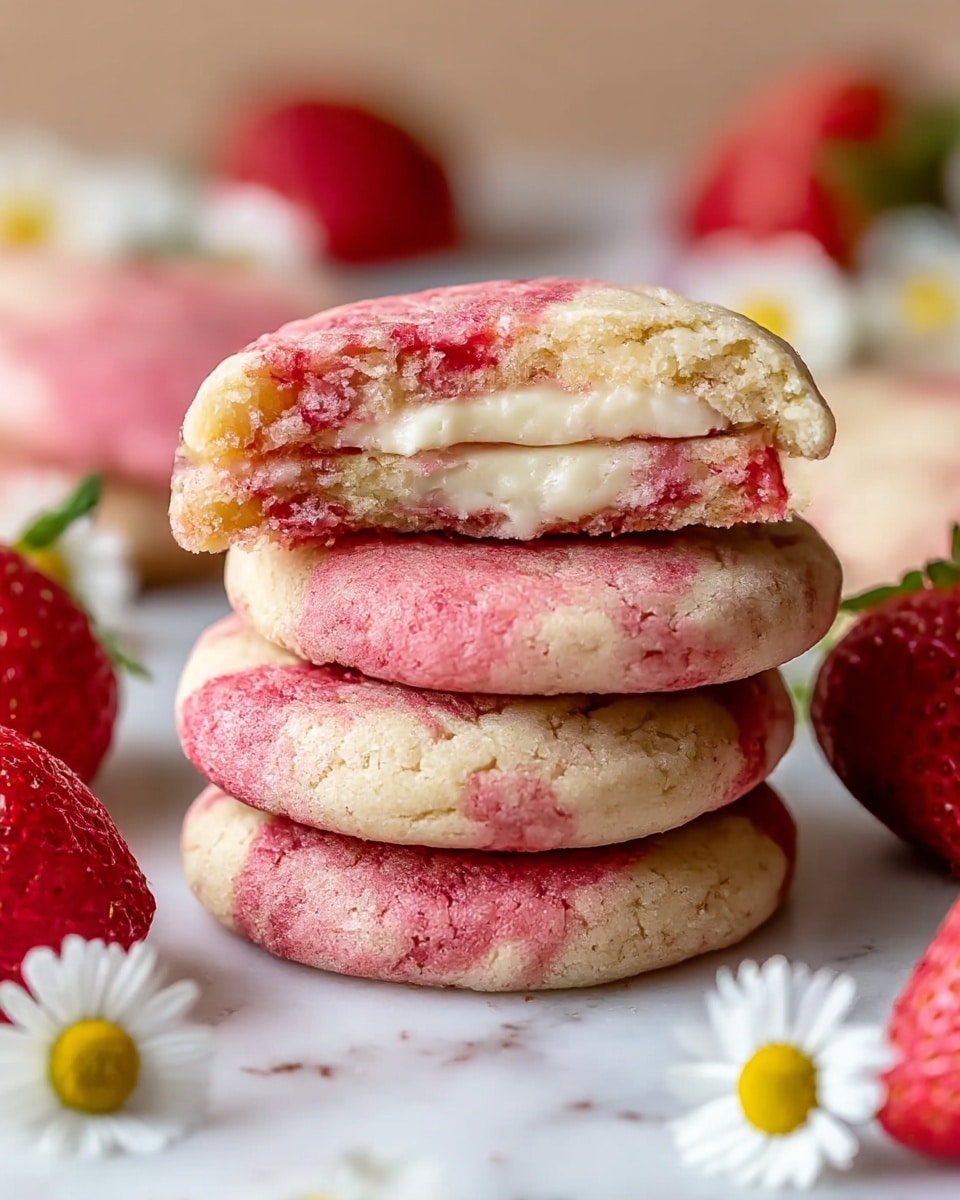 Strawberry Cheesecake Cookies Recipe - Recipe Image