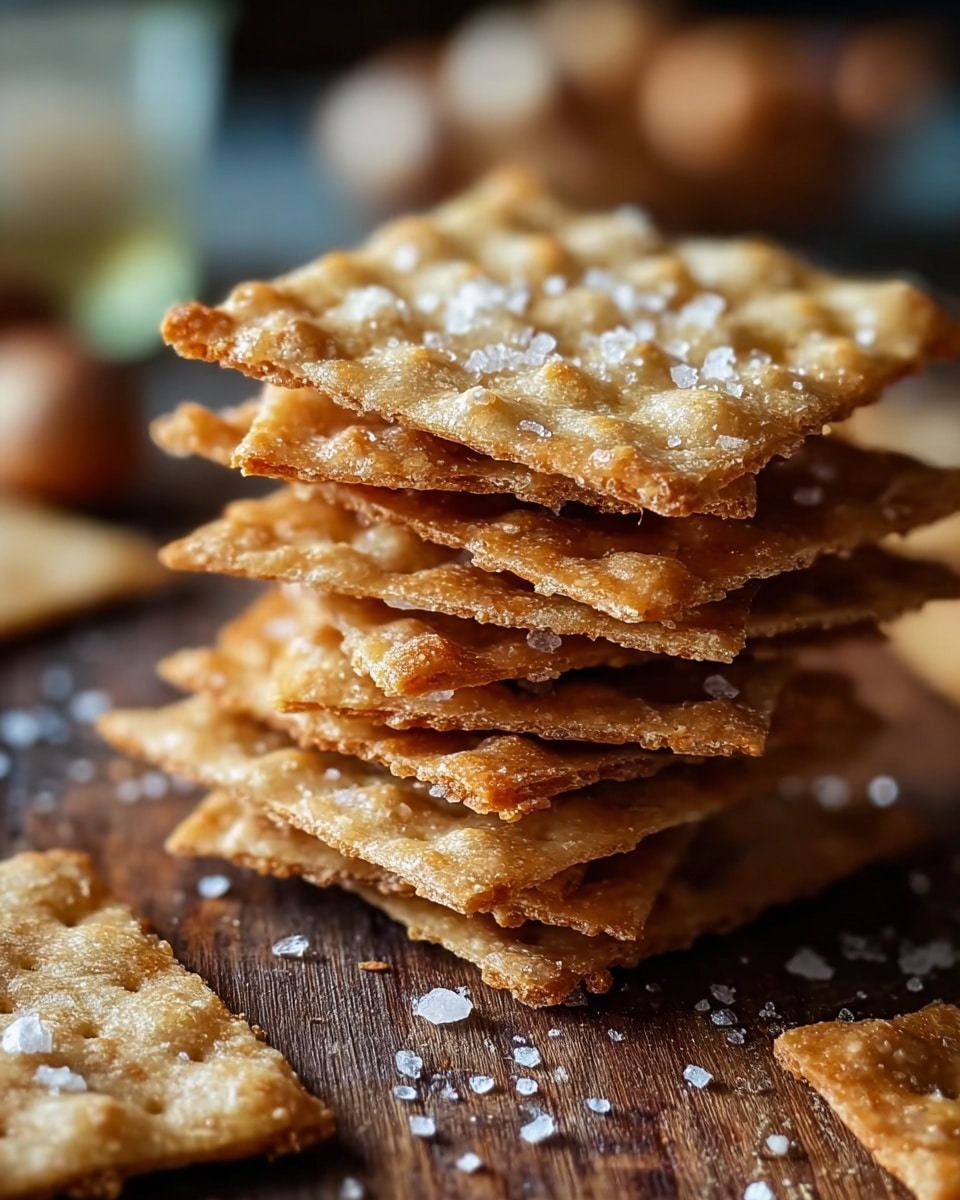Crispy Keto Almond Flour Crackers – Perfect Low-Carb Snack Recipe - Recipe Image