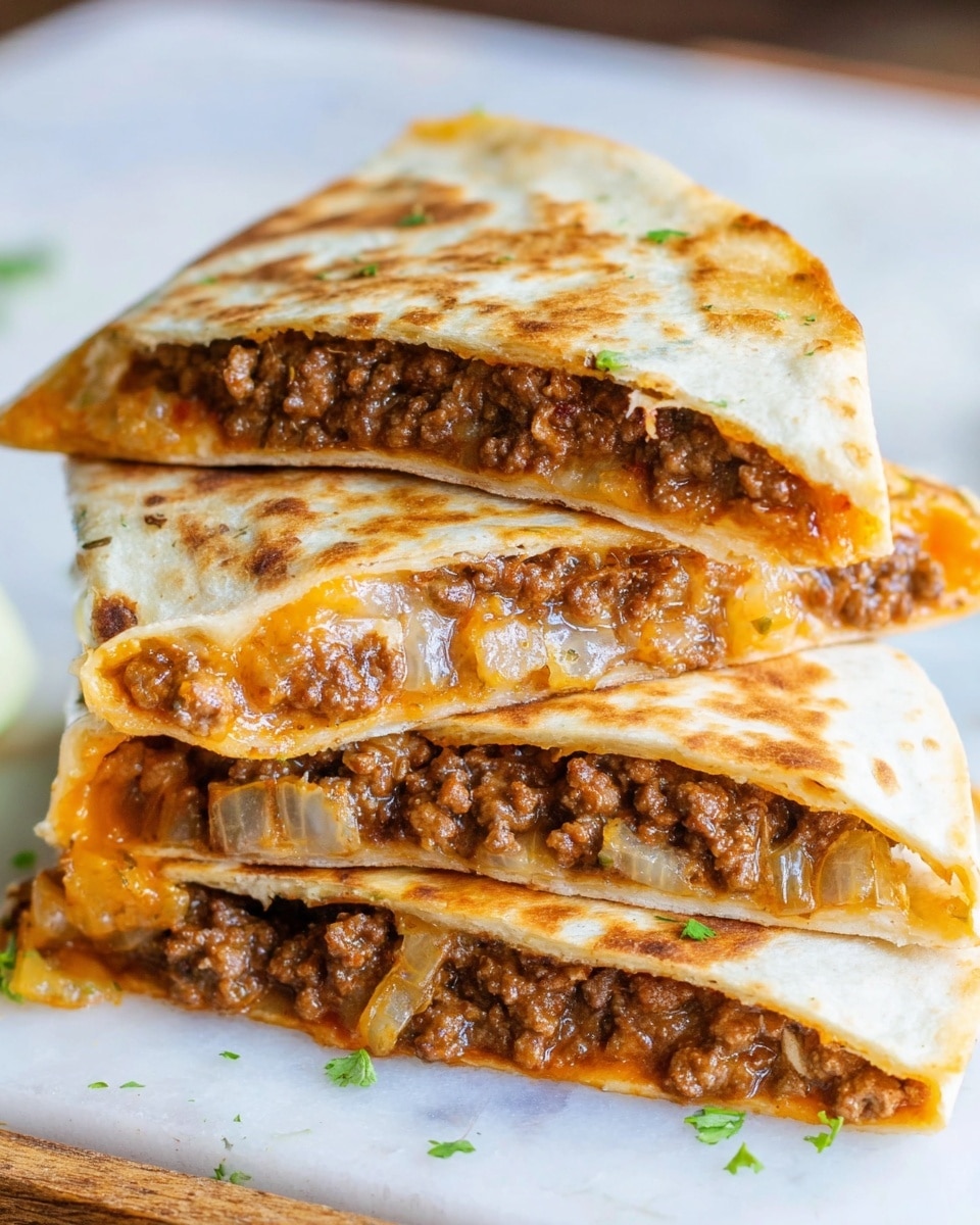 Ground Beef Quesadillas Recipe - Recipe Image