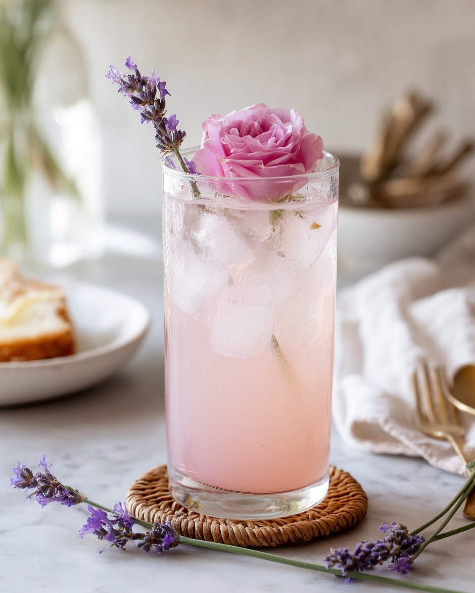 Lavender Rose Moon Mocktail Recipe - Recipe Image
